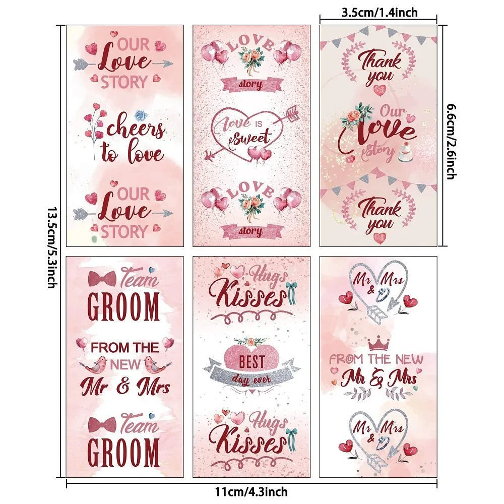 Self-Adhesive Mini Candy Bar Wrappers – Baby Shower Stickers