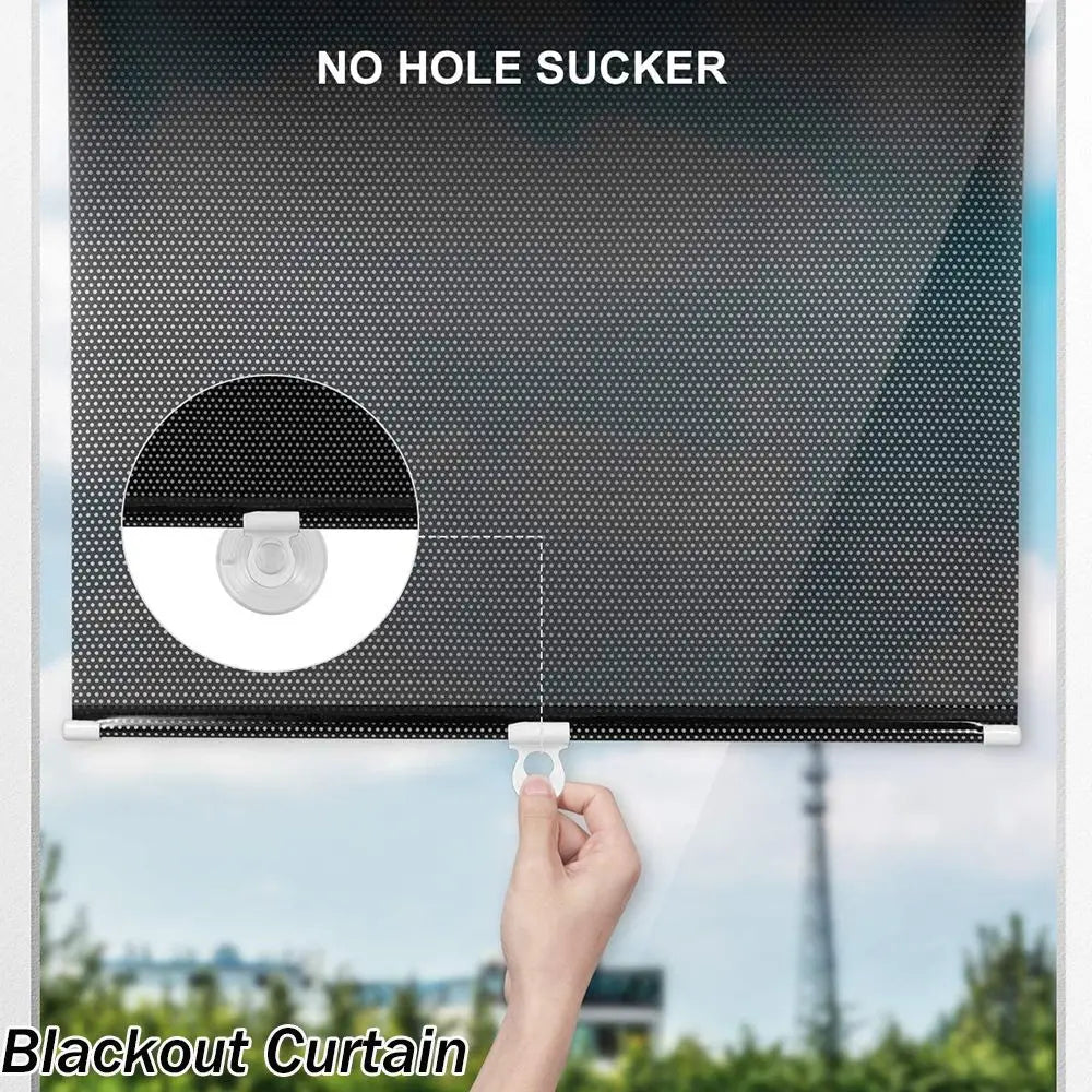 Blackout Roller Blinds – UV-Blocking Sunshade Window Curtain