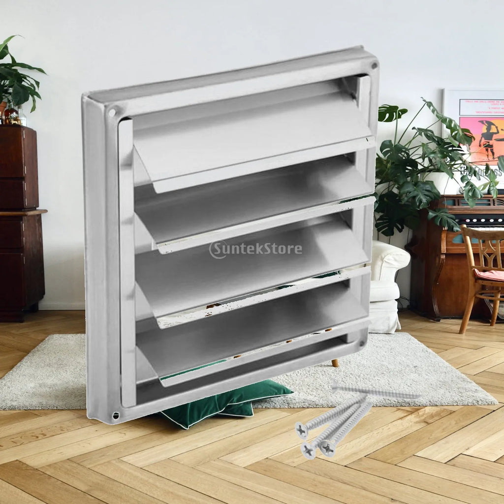 Stainless Steel Dryer Vent Cover | Louver Air Vent Hood 3 Sizes