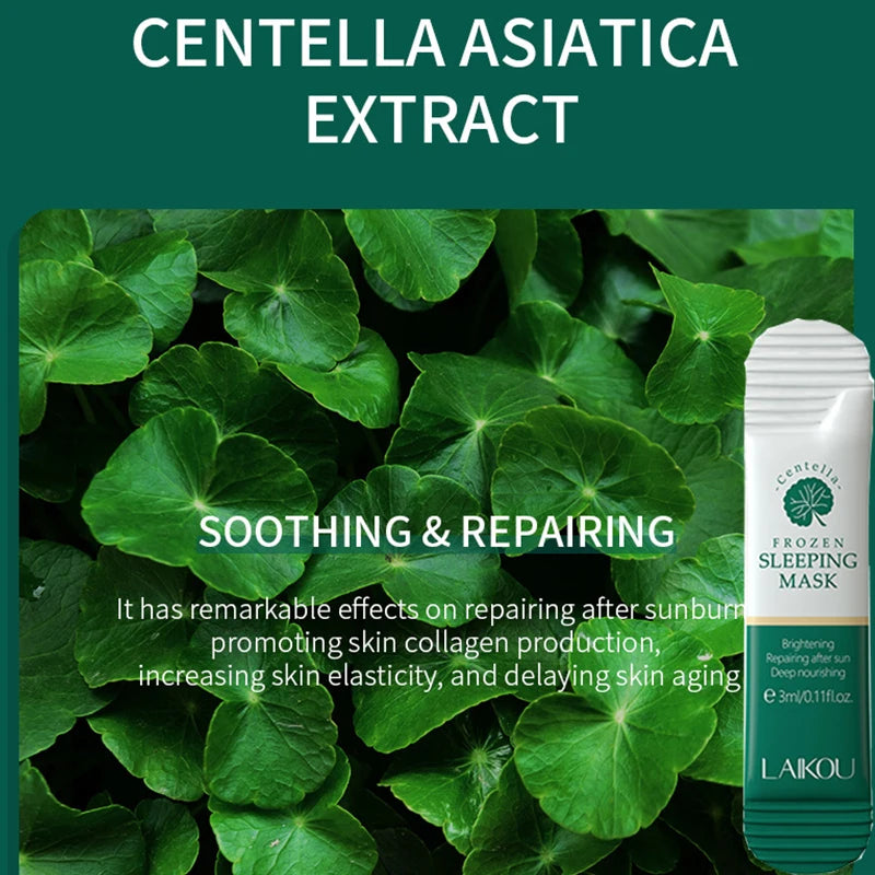 LAIKOU Centella Sleeping Mask 100pcs – Overnight Hydrating Gel