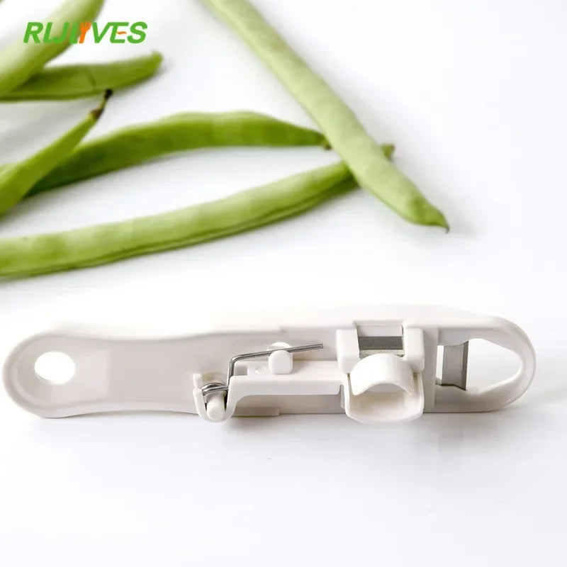 French Green Bean Slicer Stringer & Peeler – Stainless Steel