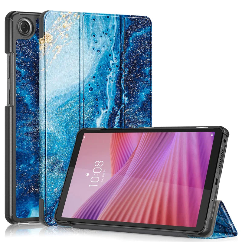 Lenovo Tab One 8.7 & Tab K9 Smart Leather Folio Case