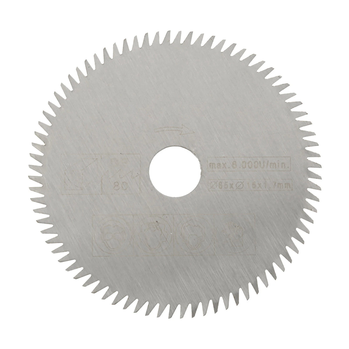 85mm Carbide Circular Saw Blade Set – 5-Pack, 15mm Bore