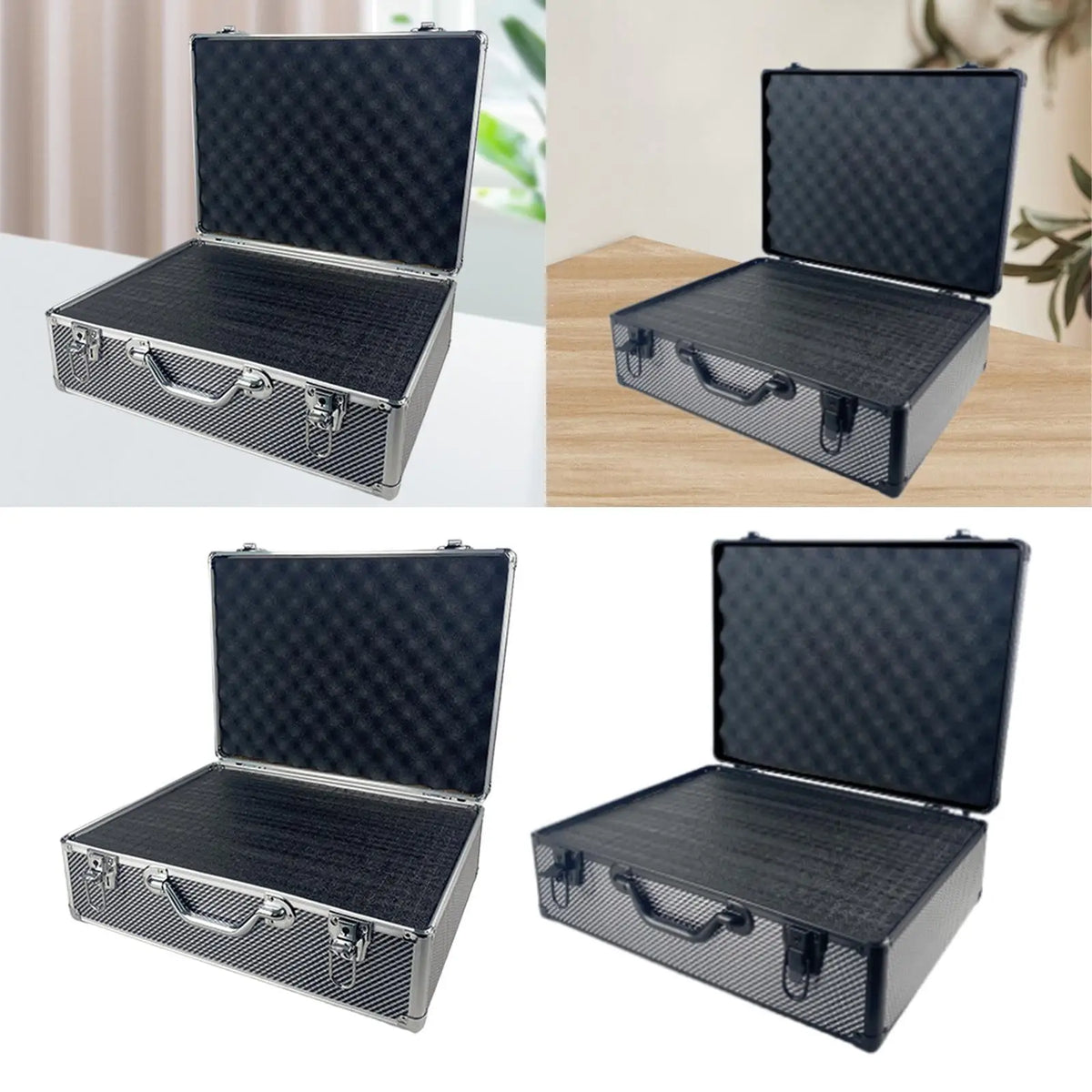 Homyl Aluminum Tool Box Organizer – Shockproof Hard Case