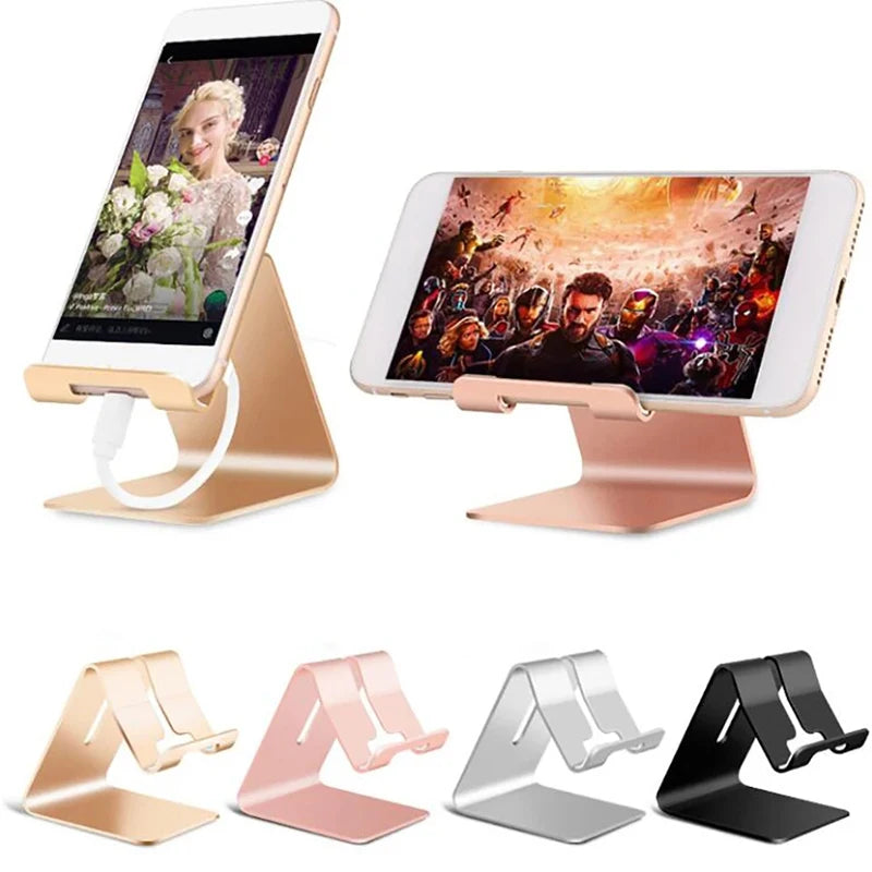 Aluminum Alloy Desktop Tablet & Phone Stand Anti-Slip