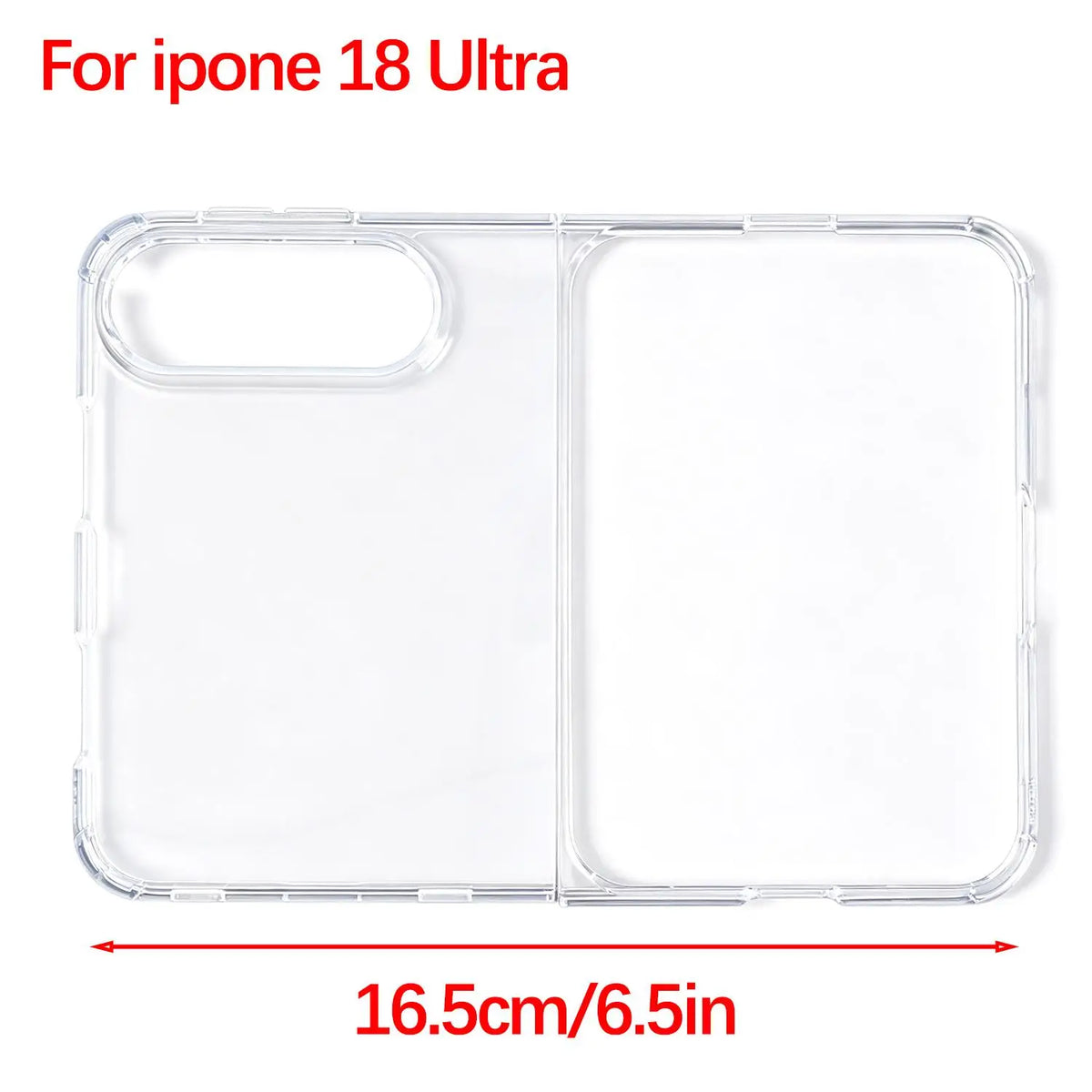 Clear Shockproof TPU Case – iPhone 18 Pro Max & 18 Ultra