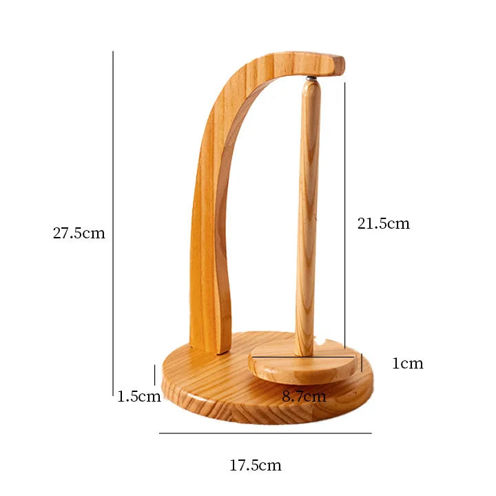 Wooden Yarn Stand – Magnetic Rotation Spool & Wool Ball Holder