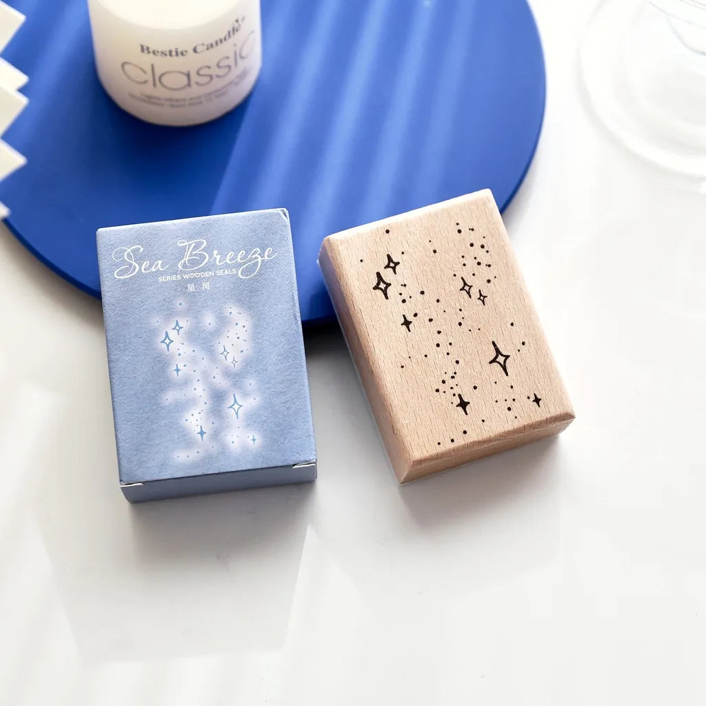 Sea Breeze Wooden Decorative Stamp | DIY Journal & Scrapbook