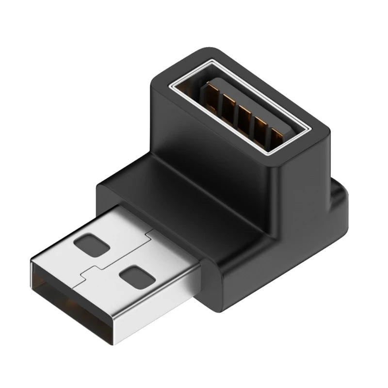 90° USB 3.0 Right Angle Adapter 10Gbps – Male to Female