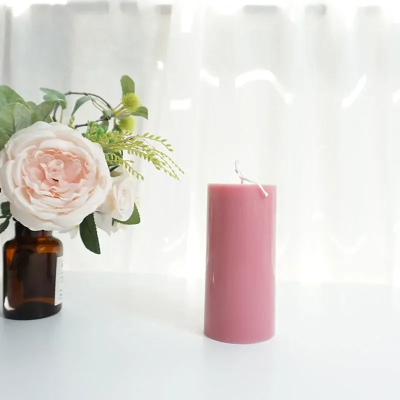 DIY Cylindrical Candle Mold – Acrylic Flat Top Pillar Mold