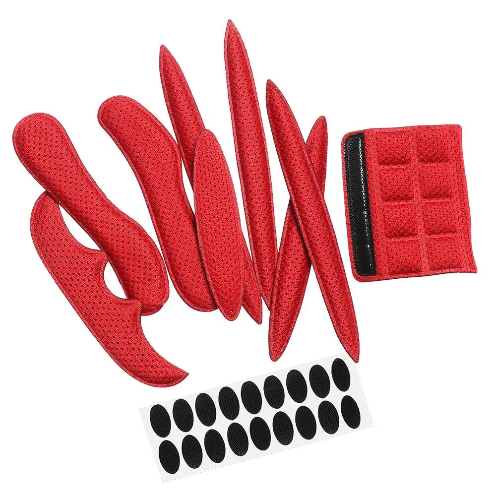 27-Piece Helmet Padding Kit – Universal Foam Replacement Pads
