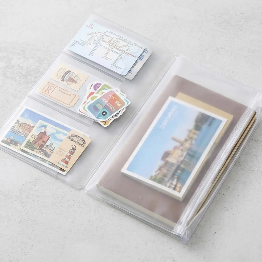 Transparent PVC Zipper Document Organizer Bag – 4 Sizes