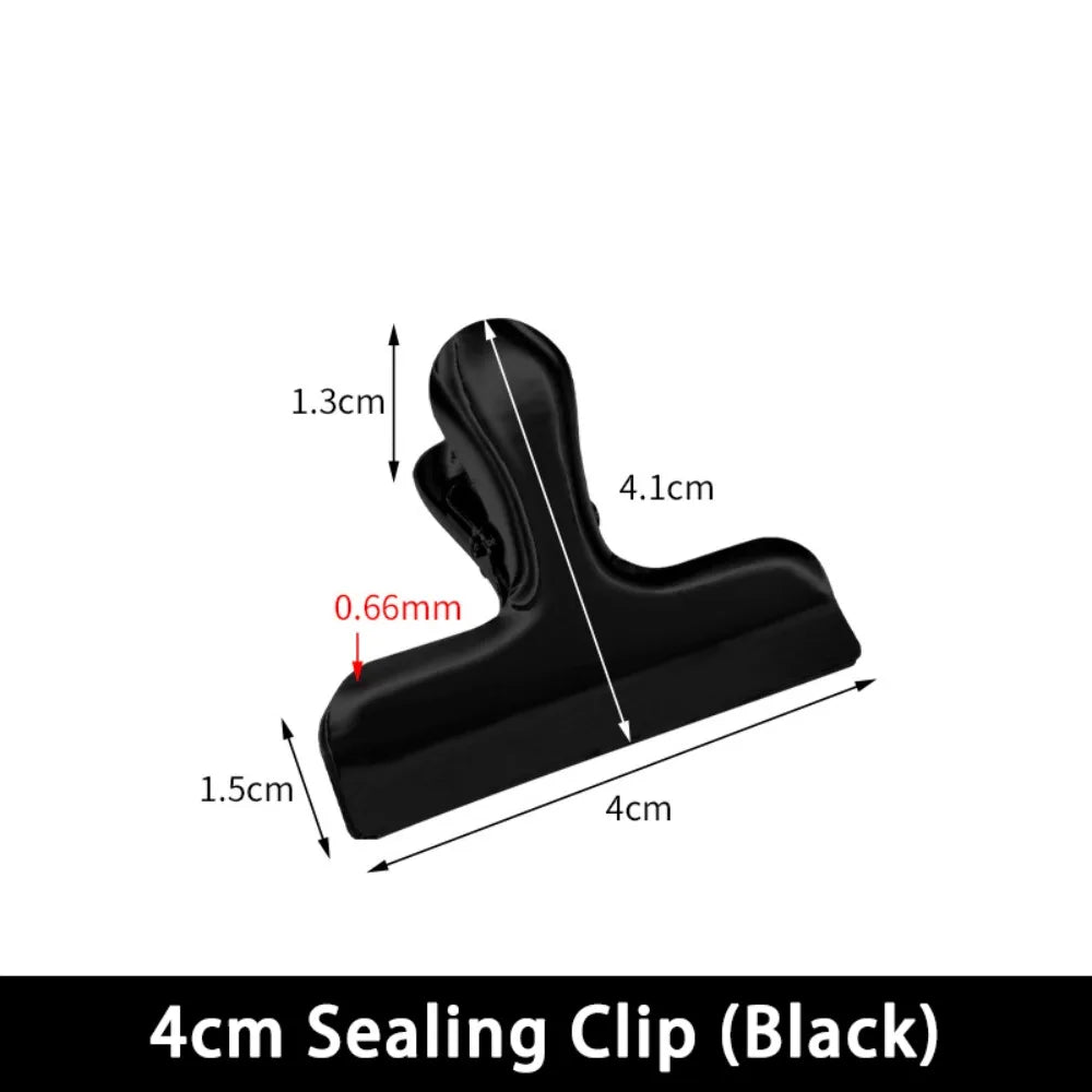 Stainless Steel Metal Binder Clips – Multi-Size Round/Flat/Mountain