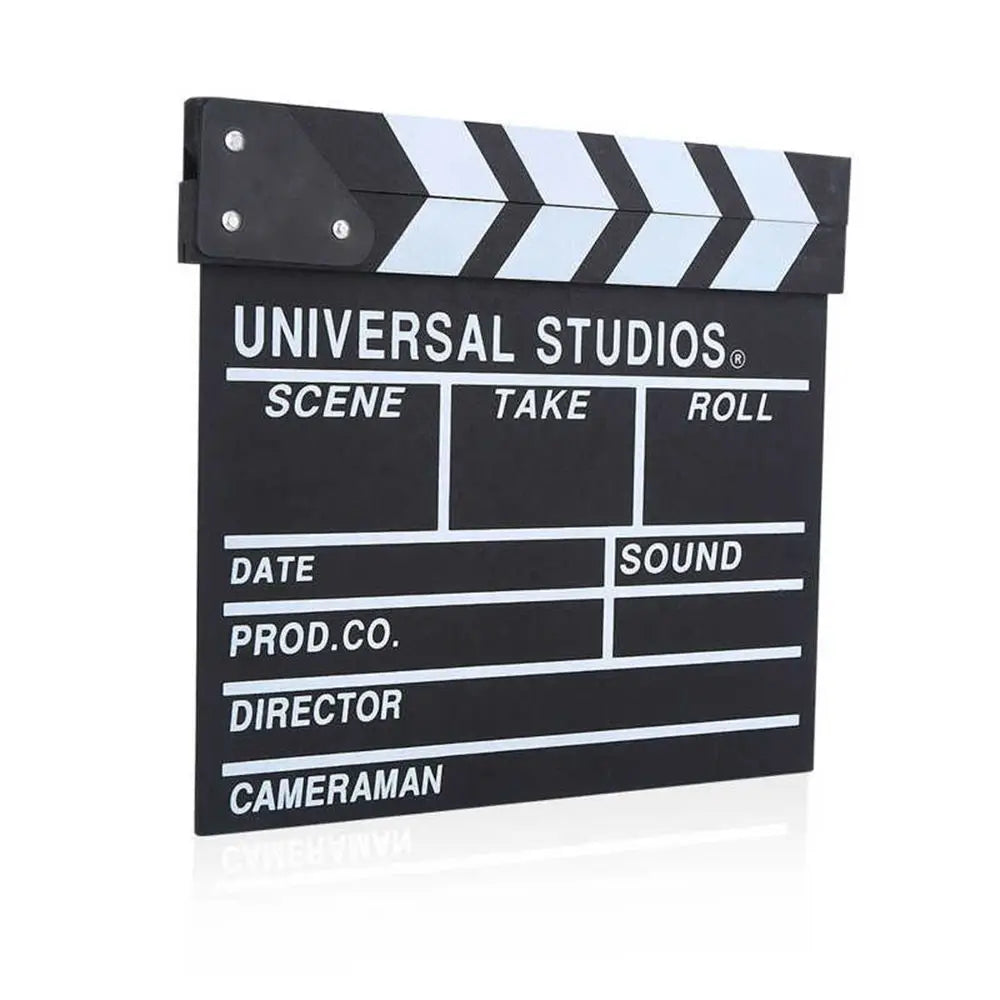 Wooden Director's Clapperboard 30x27cm – Chalk Film Clapboard