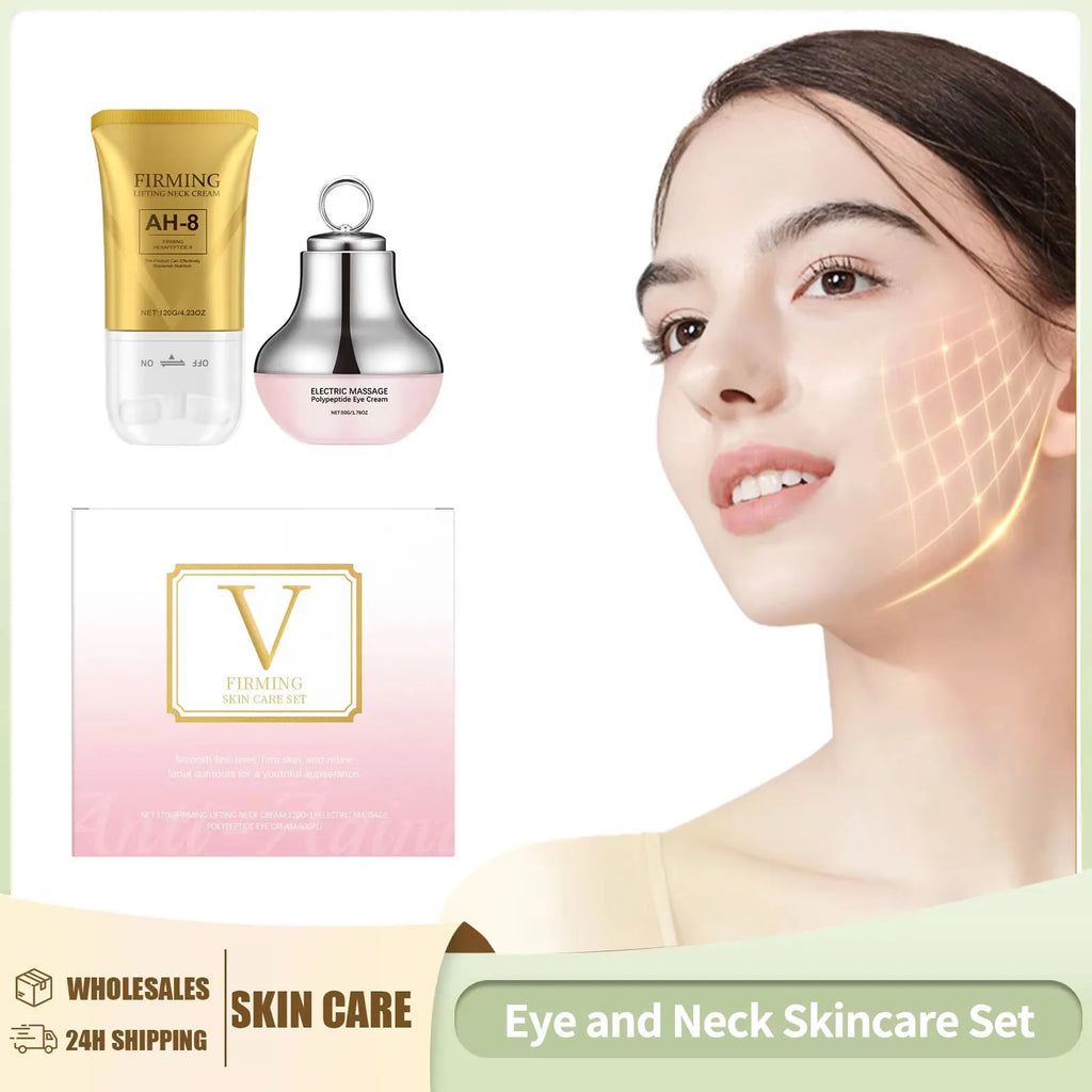 AH-8 Firming Neck Cream & Peptide Eye Cream Skincare Set