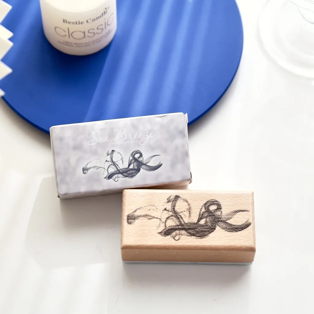 Sea Breeze Wooden Decorative Stamp | DIY Journal & Scrapbook