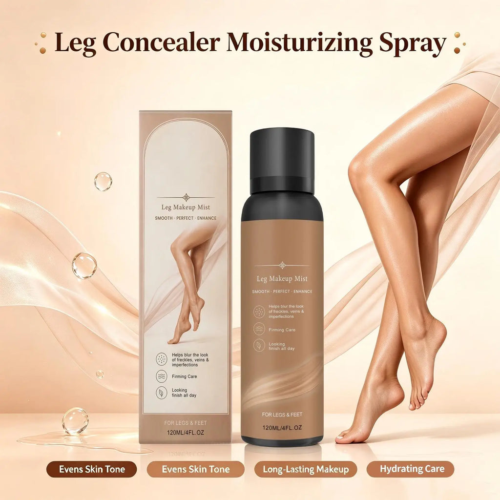 Waterproof Leg Makeup Spray – Body Concealer for Even Skin Tone