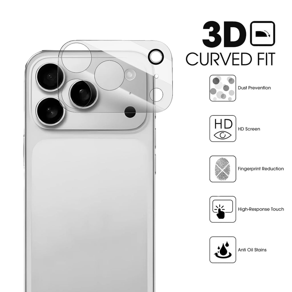 iPhone 18 Pro Max & Ultra Camera Lens Tempered Glass Protector