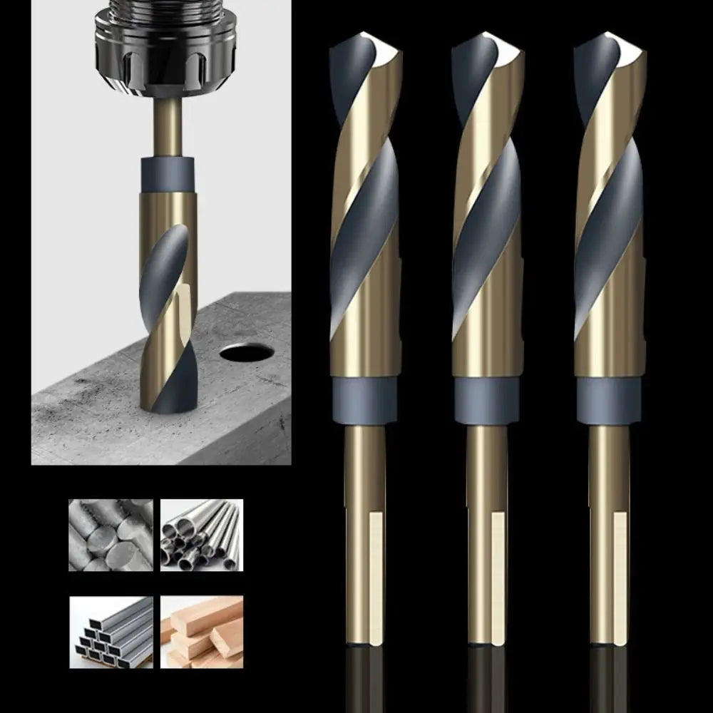 HSS Cobalt Twist Drill Bit 12mm–20mm Reduced Round Shank