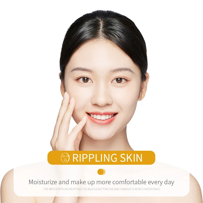 LAIKOU Rice Raw Pulp Essence Face Mask – 10 Pack K-Beauty