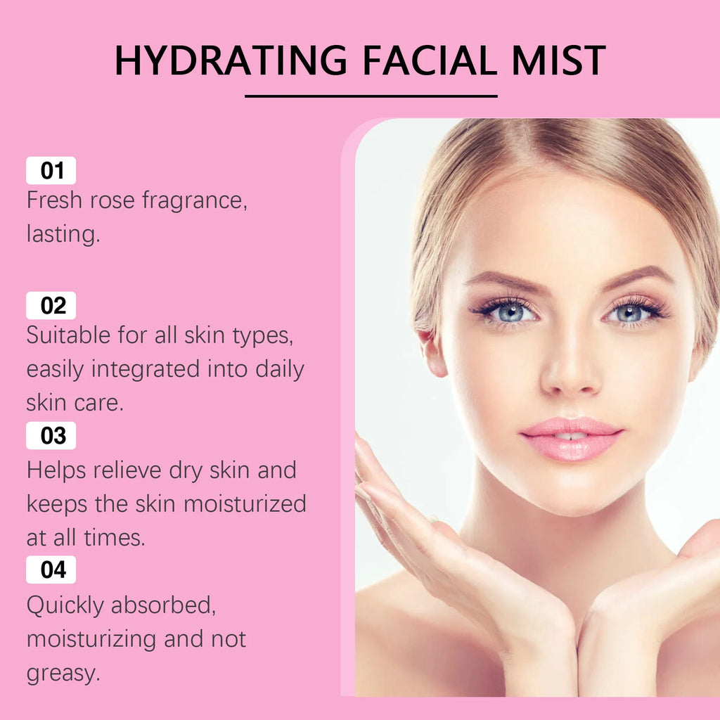 Hoygi Rose Toner Spray – Vitamin C Brightening Face Essence