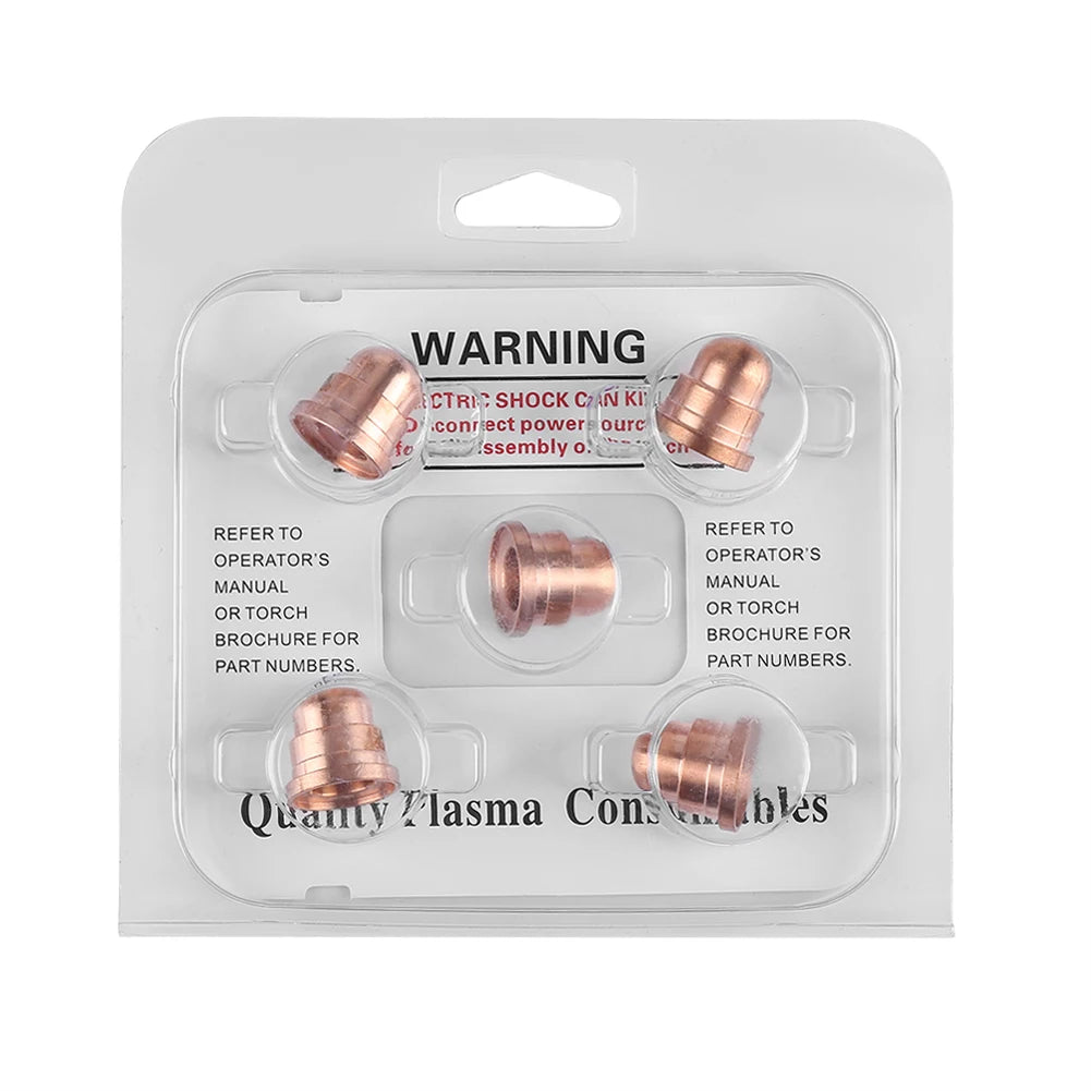 220930 Plasma Cutter Nozzles 5-Pack – MAX65 Torch Tips