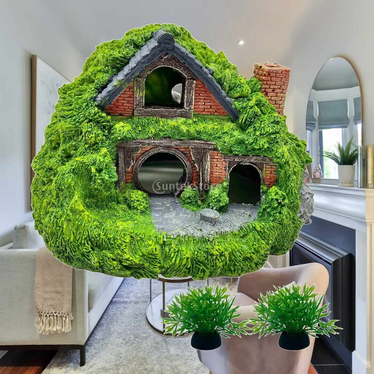 Resin Aquarium Cave Hideaway | Fish Tank Shelter Ornament