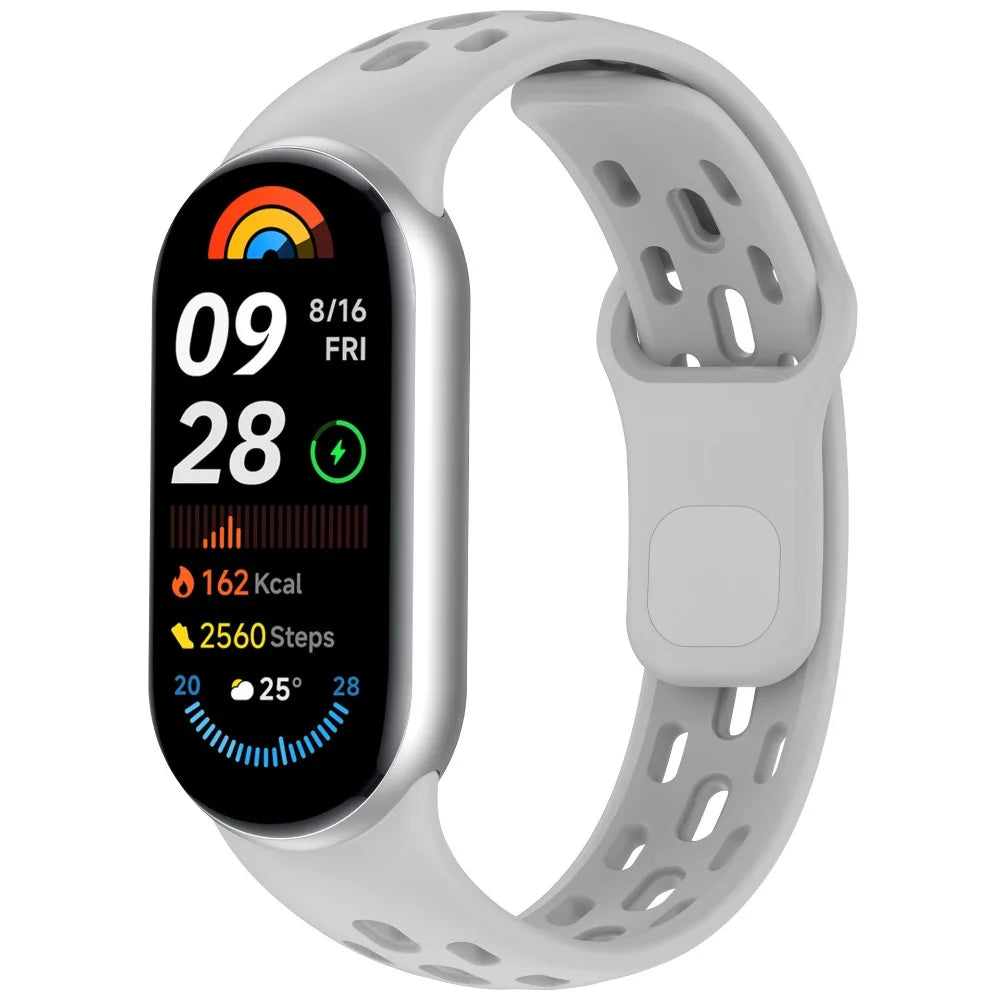 TPU Sport Band for Xiaomi Mi Band 8 9 10 – Breathable Strap