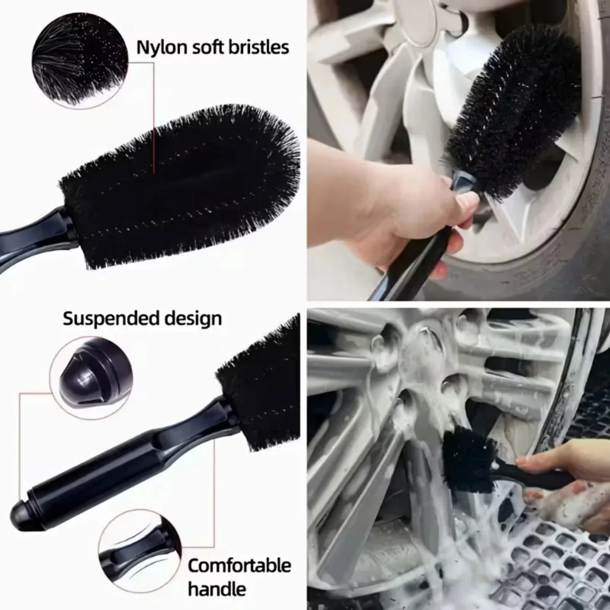 Car Interior Detail Cleaning Brush Set – 16/20 Piece Kit