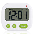 Glow-in-the-Dark Digital Alarm Clock | Vibration & Timer