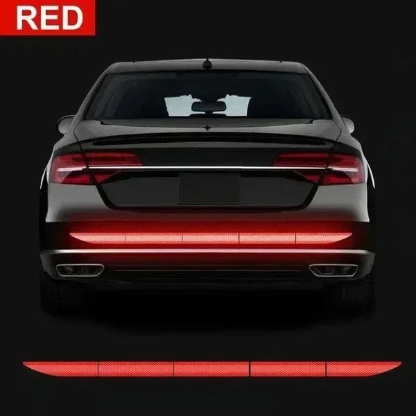 Night Reflective Car Rear Warning Strip | Anti-Collision Decal