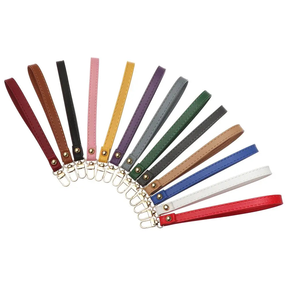 PU Leather Wrist Strap Belt for Wallet & Handbag – 13 Colors