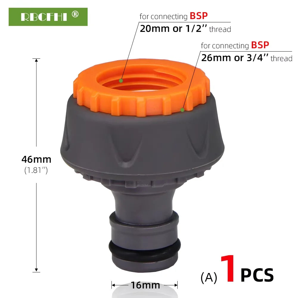 1/2" & 3/4" Garden Hose Quick Connectors – 13 Types