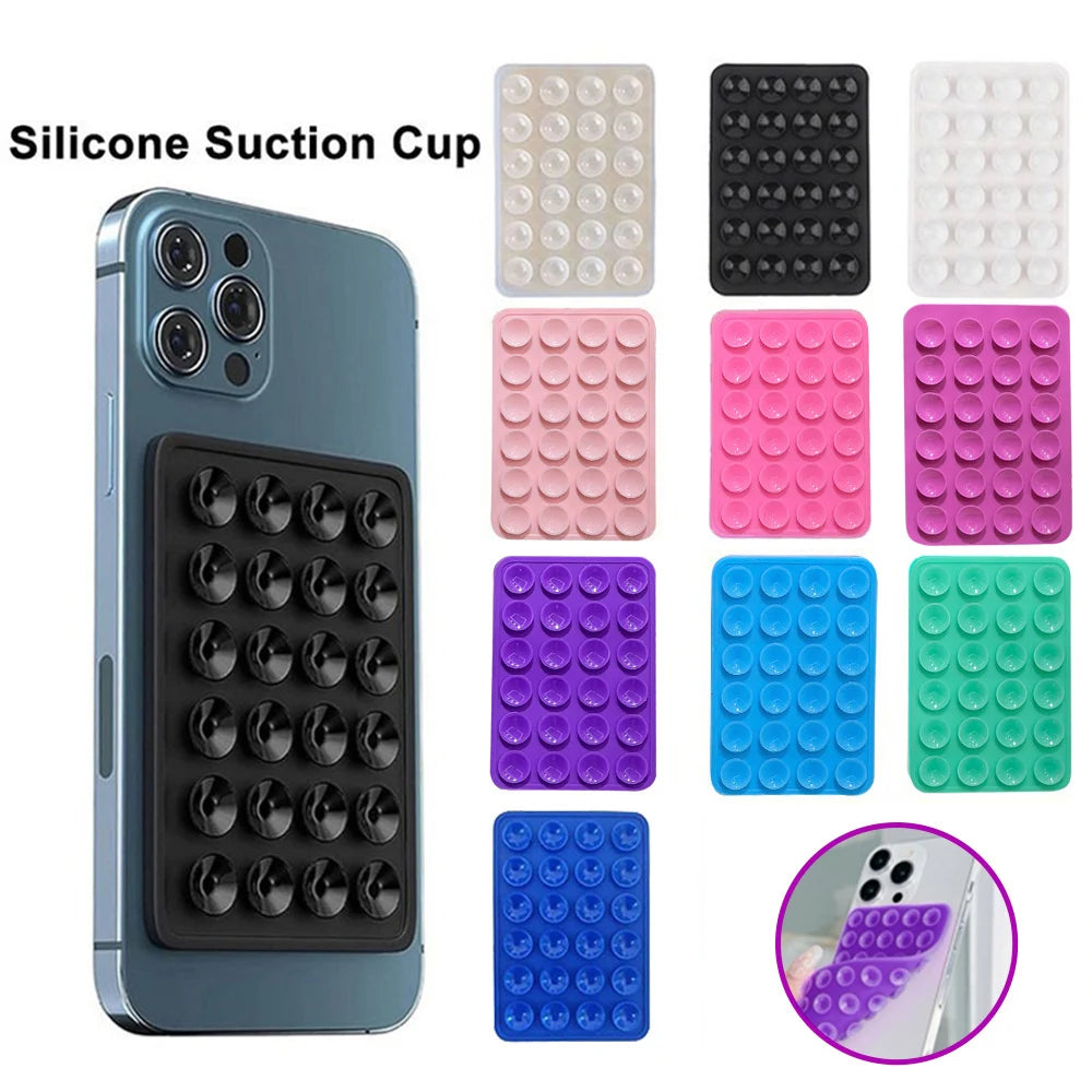 Double-Sided Silicone Suction Pad for Phone | Reusable Grip