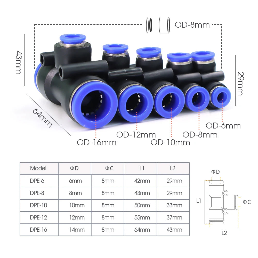 Flexible Brass Misting Nozzle Kit 20/30/50cm – DIY Cooling Spray