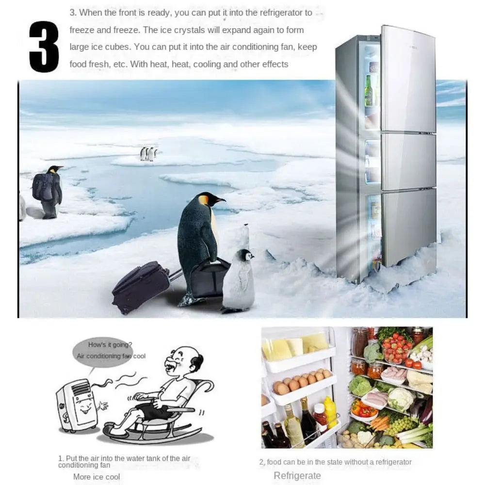 Reusable PE Picnic Cooler Ice Box – Keep Fresh Cooling Pack