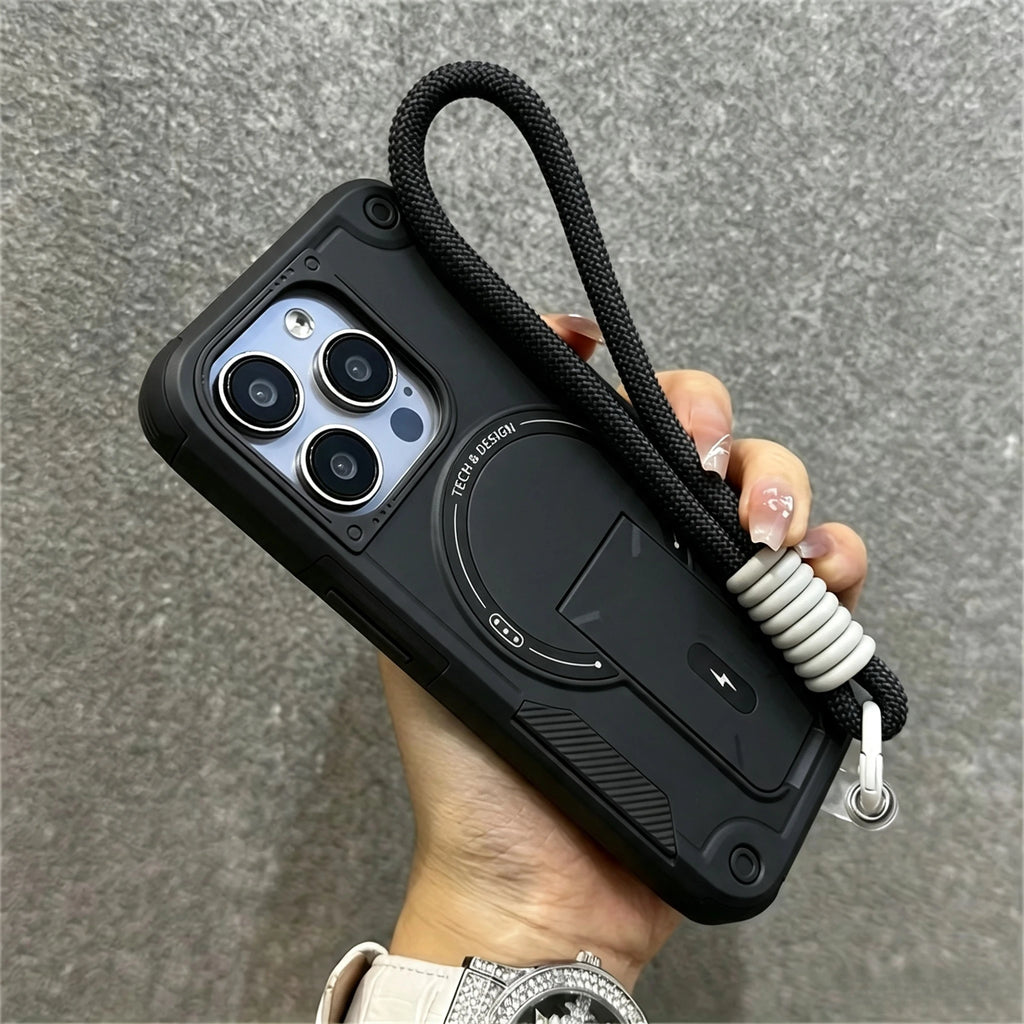 Magnetic Kickstand Samsung Case with Lanyard | AKABEILA