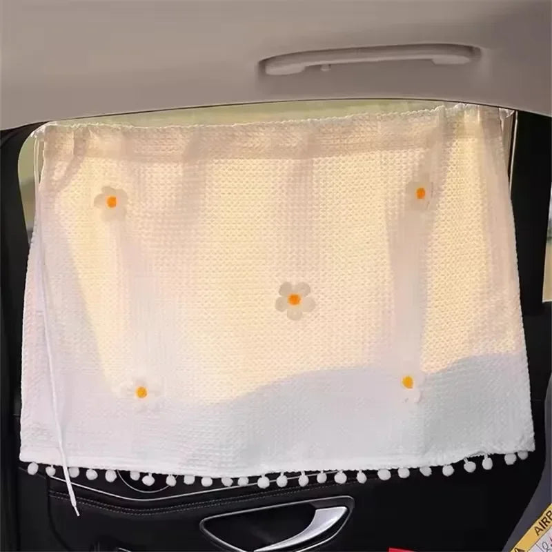 KKJOY Cartoon Car Window Sunshade – UV Protection for Kids