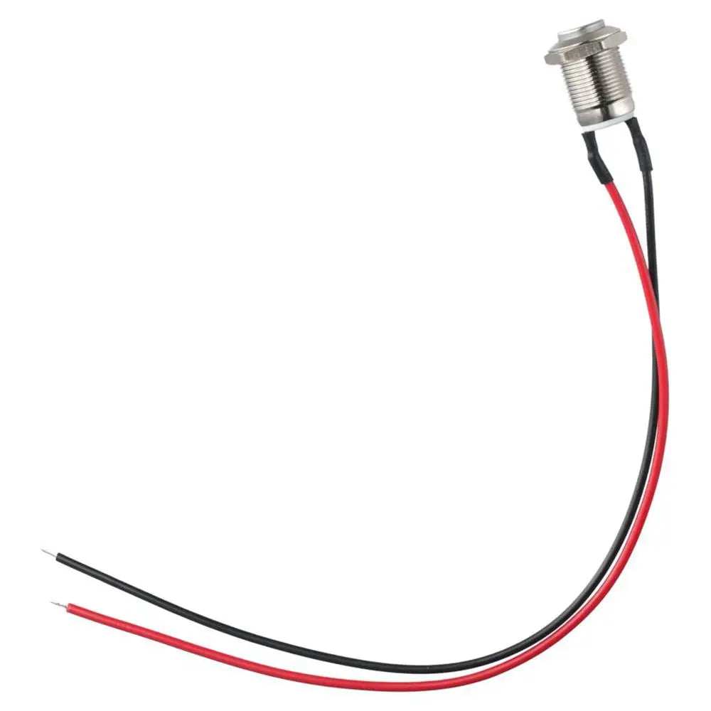 12mm Momentary Push Button Switch – IP65 Waterproof Pre-Wired