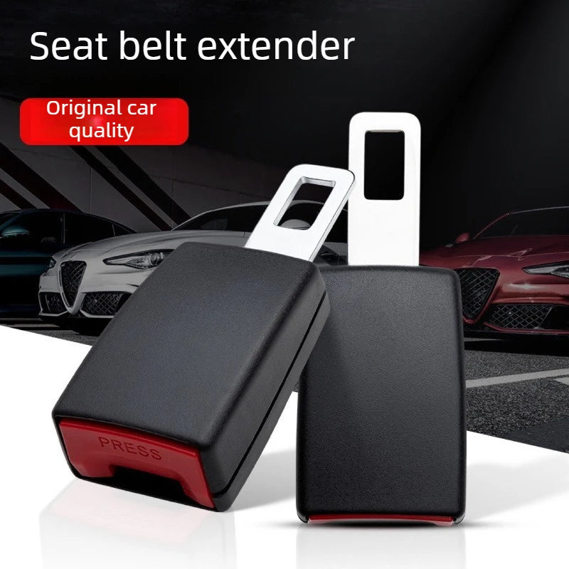 Universal Car Seat Belt Extender Buckle – 2-Piece Anti-Pinch