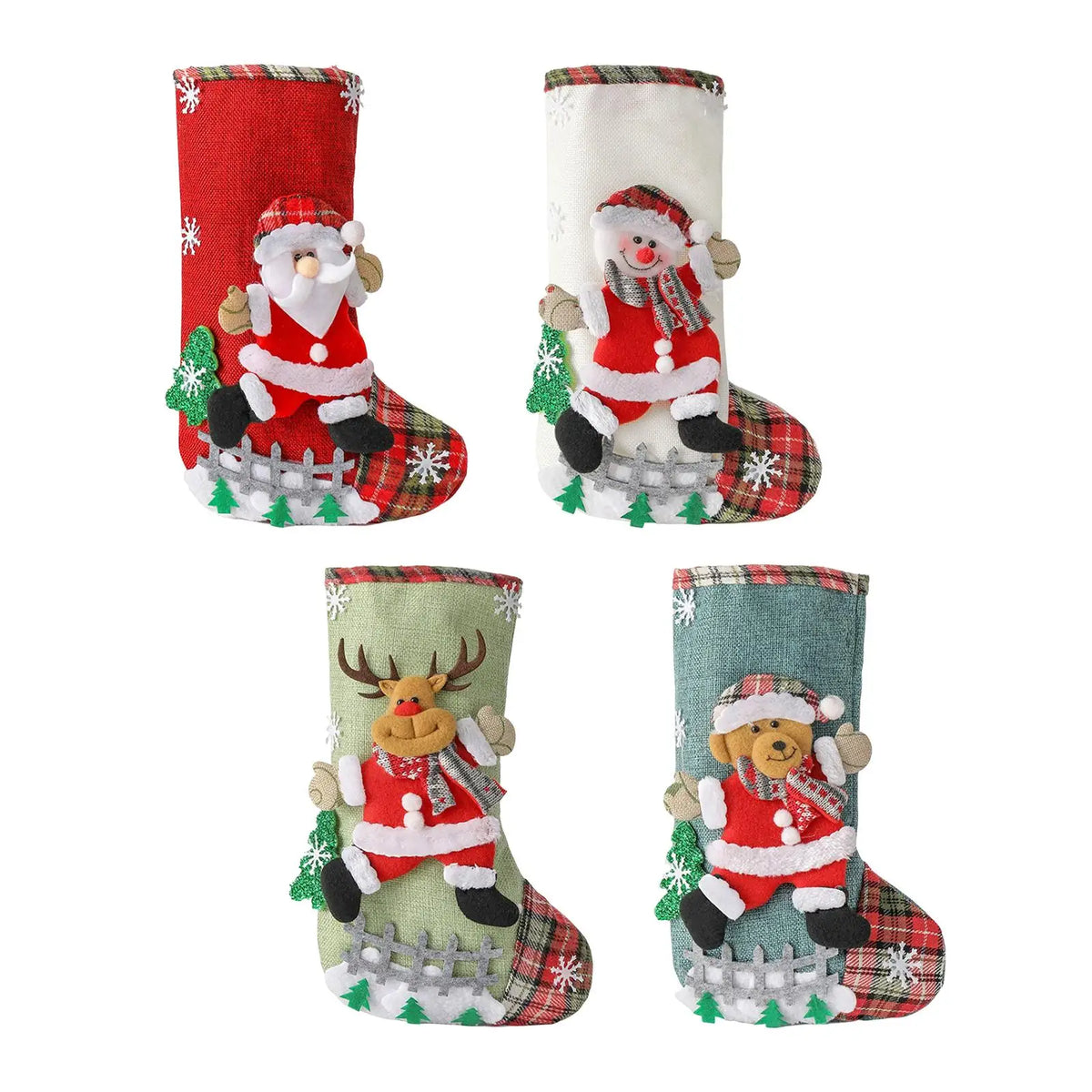 Personalized Christmas Stocking Gift Bag for Kids – Holiday Décor