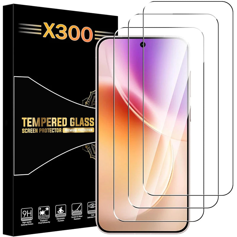 VIVO X300 / X300 Pro HD Tempered Glass Screen Protector