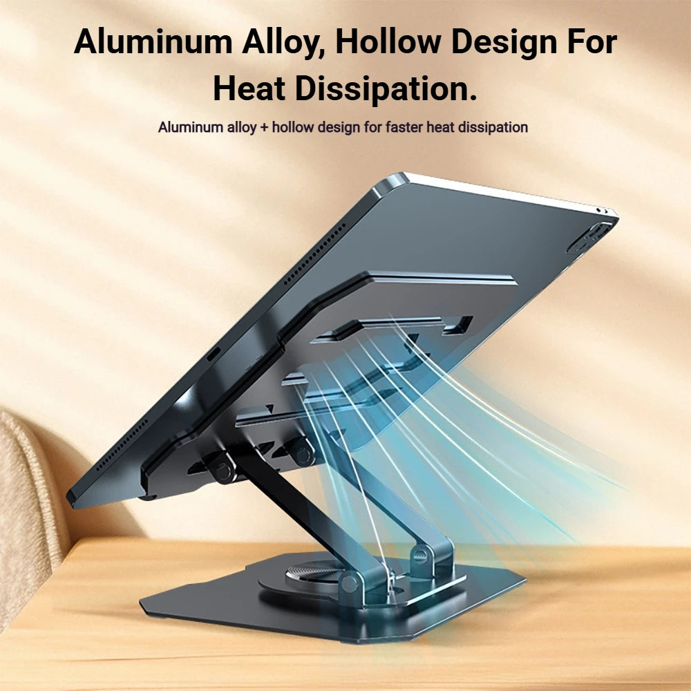 360° Rotating Tablet Stand – Adjustable Desk Holder for iPad & Phone