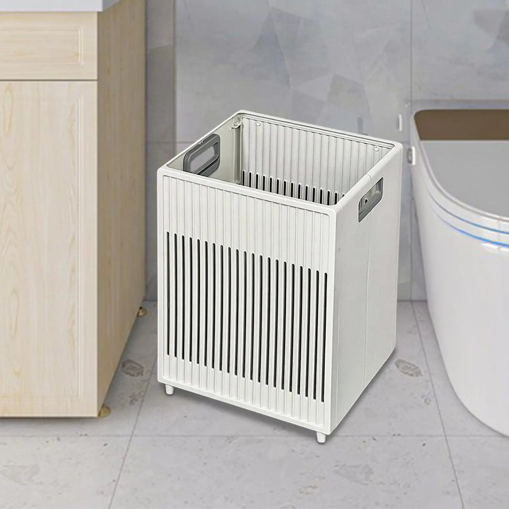 Foldable Laundry Basket with Handles – PP Storage Hamper