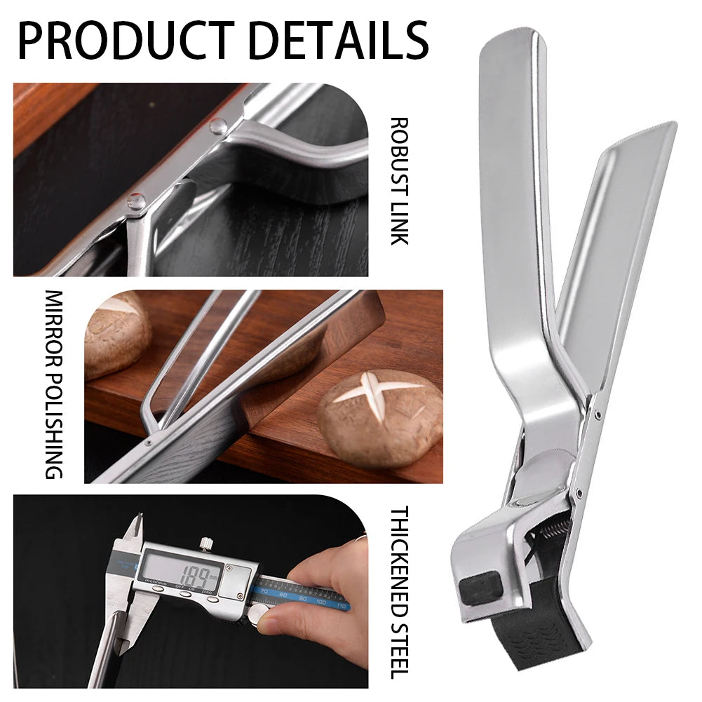 Stainless Steel Plate Gripper Clip | Heat-Resistant Kitchen Tool