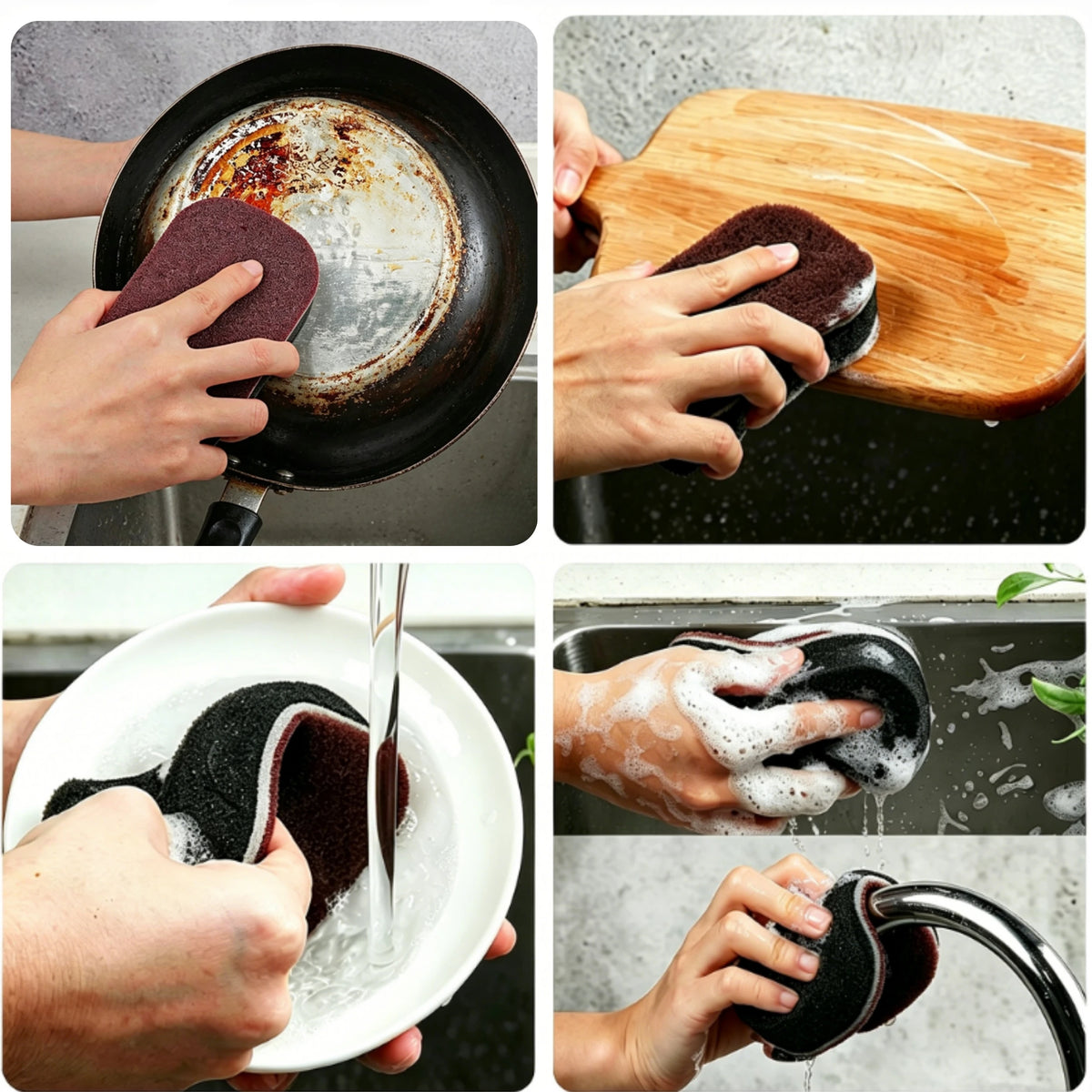 Magic Melamine Sponge – Heavy Duty Kitchen Eraser & Cleaner