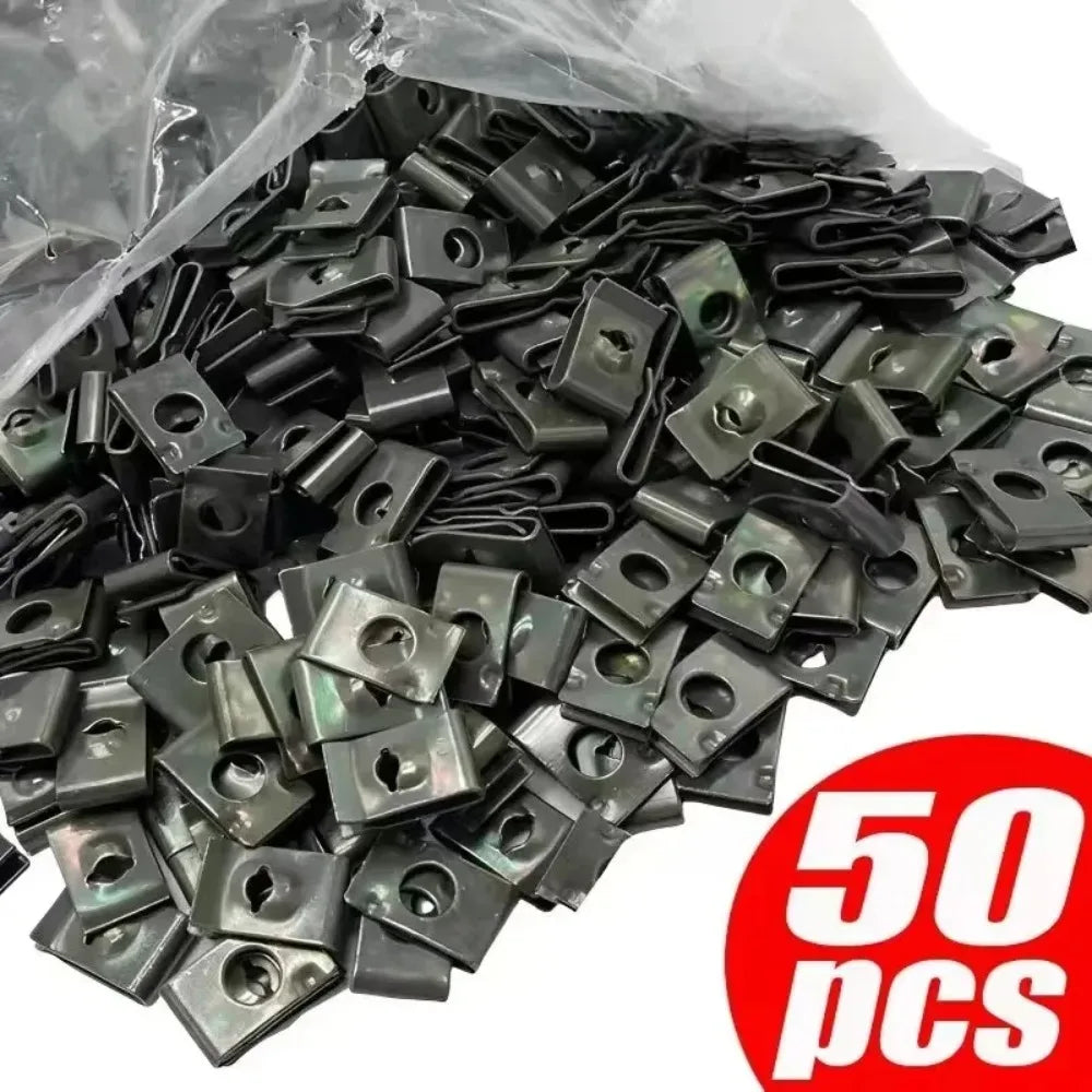 Metal U-Type Self-Tapping Clips Anti-Rust Locking Brackets