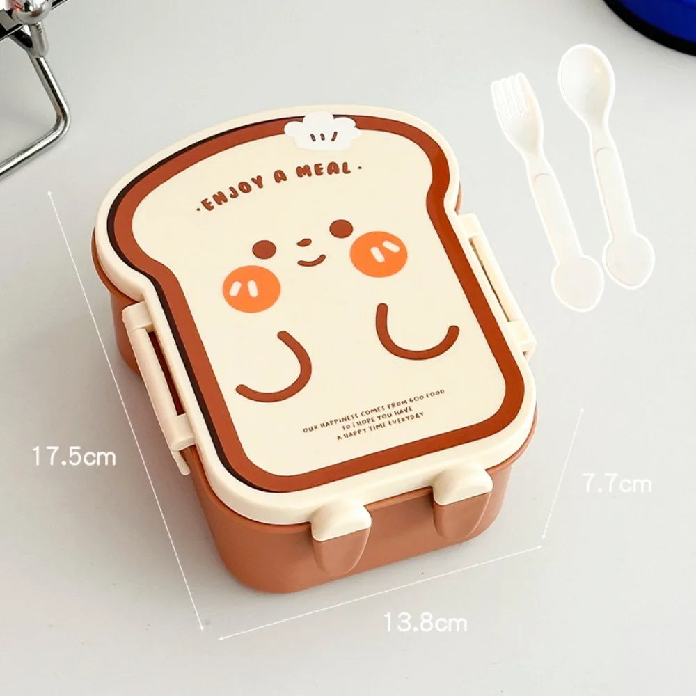 Cartoon Bento Box – Divided Leakproof Portable Lunch Box