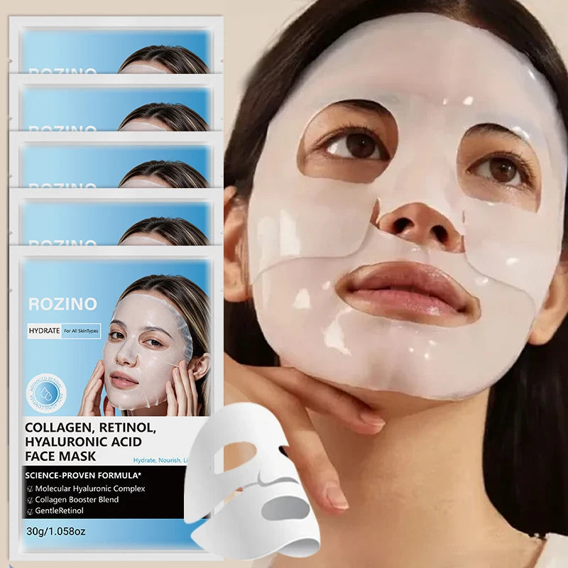 ROZINO 3-in-1 Collagen Retinol Hyaluronic Acid Face Mask