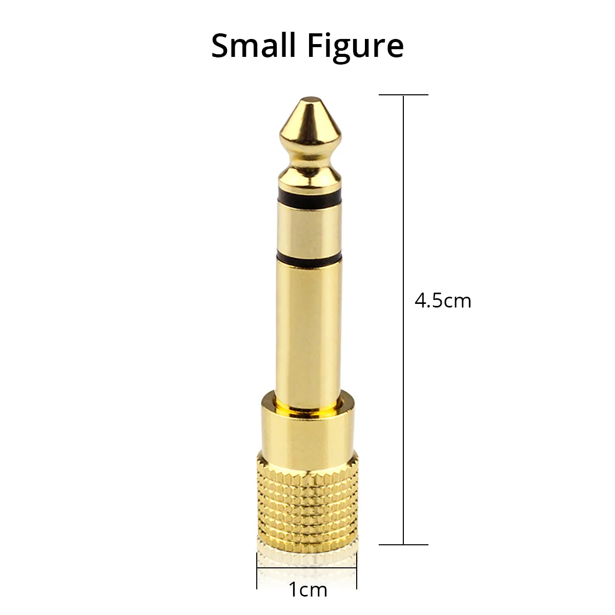 6.35mm to 3.5mm Gold-Plated Headphone Audio Adapter | FONKEN